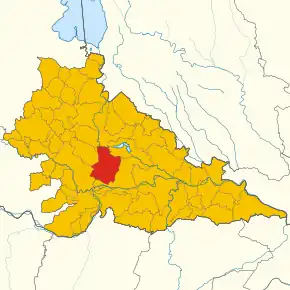 Poziția localității Curtatone