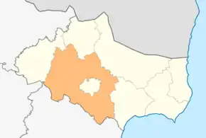 Poziția localității Dobricika