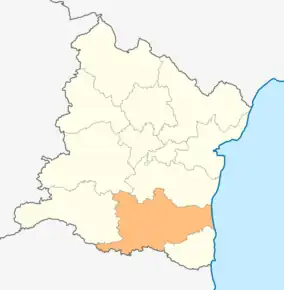 Poziția localității Dolni Ciflik