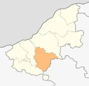 Poziția localității Dve Moghili