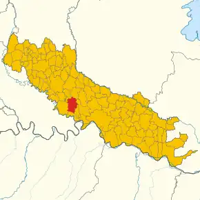 Poziția localității Grumello Cremonese ed Uniti