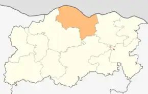 Poziția localității Guleanți