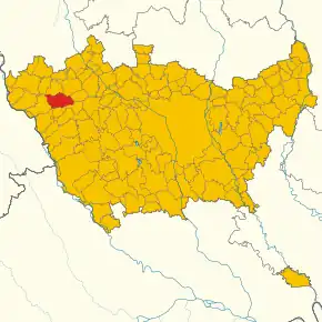 Poziția localității Inveruno