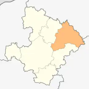 Poziția localității Isperih