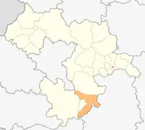 Poziția localității Kosteneț