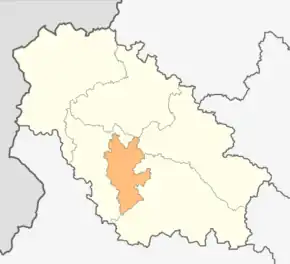 Poziția localității Kovacevți