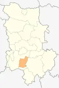 Poziția localității Kuklen