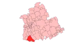 Poziția localității Lebrija