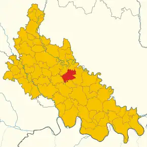 Poziția localității Mairago