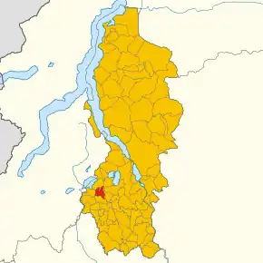 Poziția localității Molteno