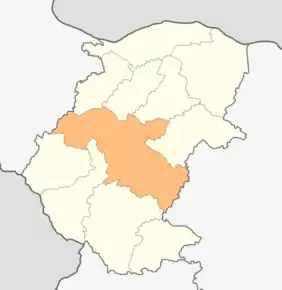 Poziția localității Montana