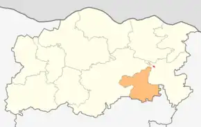 Poziția localității Pordim