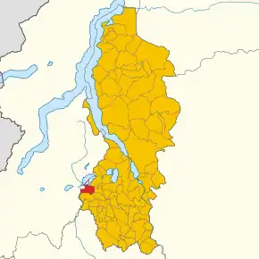 Poziția localității Rogeno