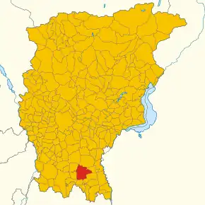 Poziția localității Romano di Lombardia