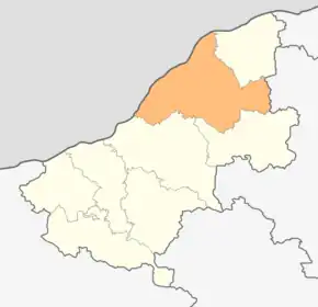 Poziția localității Ruse