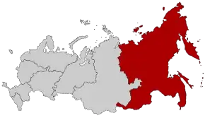 Poziția localității Districtul Federal Orientul Îndepărtat