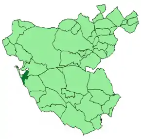 Poziția localității San Fernando