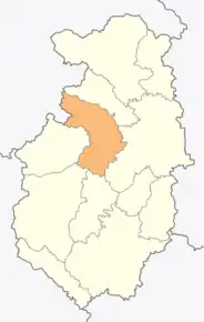 Poziția localității Septemvri