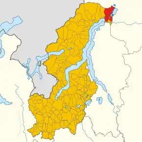 Poziția localității Sorico