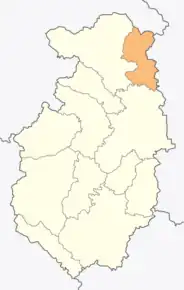 Poziția localității Strelcea