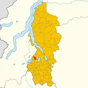 Poziția localității Suello