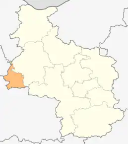 Poziția localității Suhindol