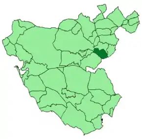 Poziția localității Ubrique