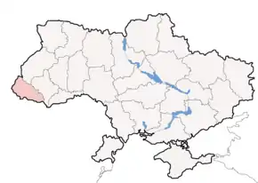 Poziția regiunii Transcarpatia