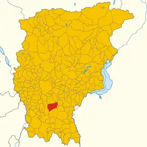 Poziția localității Urgnano