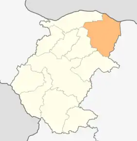 Poziția localității Vălcedrăm