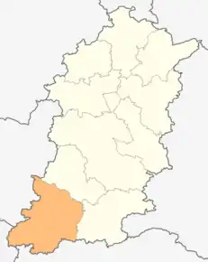 Poziția localității Vărbița