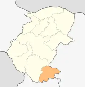 Poziția localității Vărșeț