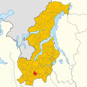 Poziția localității Vertemate con Minoprio