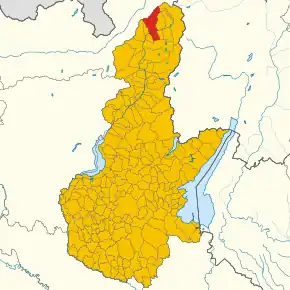 Poziția localității Vezza d'Oglio