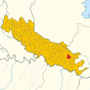 Poziția localității Voltido