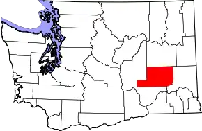 Localizarea în statul Washington