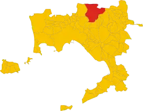 Poziția comunei în cadrul provinciei