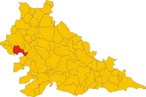 Poziția localității Acquanegra sul Chiese