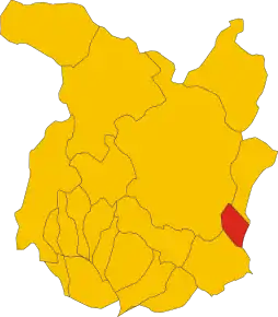 Localizarea Agliana în Provincia Pistoia