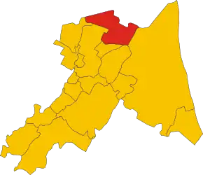 Poziția localității Alfonsine