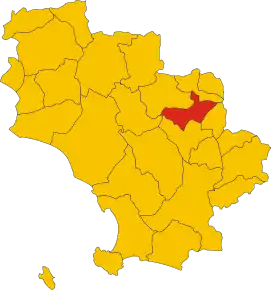 Localizarea Arcidosso în Provincia Grosseto