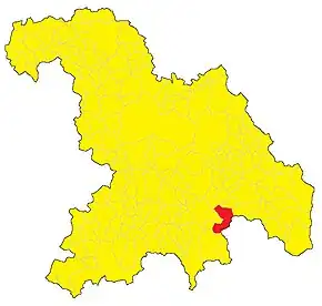 Poziția localității Arquata Scrivia