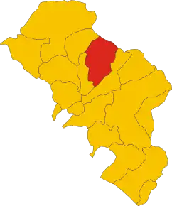 Localizarea Bagnone în Provincia Massa-Carrara