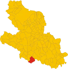 Poziția localității Balsorano