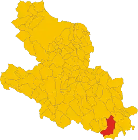 Poziția localității Barrea