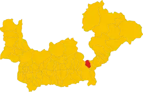 Poziția localității Bianzone