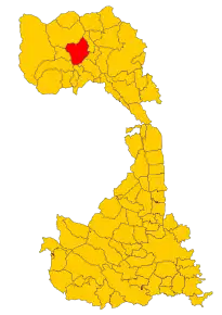 Poziția localității Boccioleto