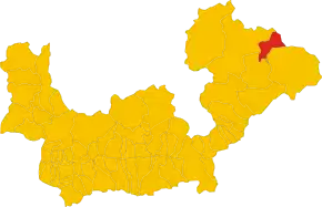 Poziția localității Bormio