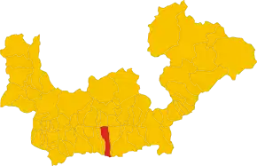 Poziția localității Caiolo