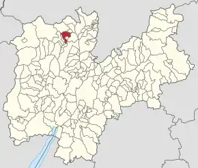 Poziția localității Caldes